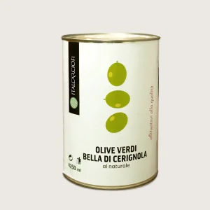 Aceitunas Verdes Cerignola 4250 ml Marca Italcarciofi