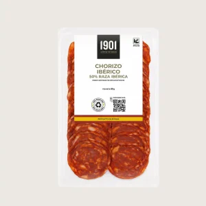 Loncheado Chorizo Ibérico 80 g Marca 1901