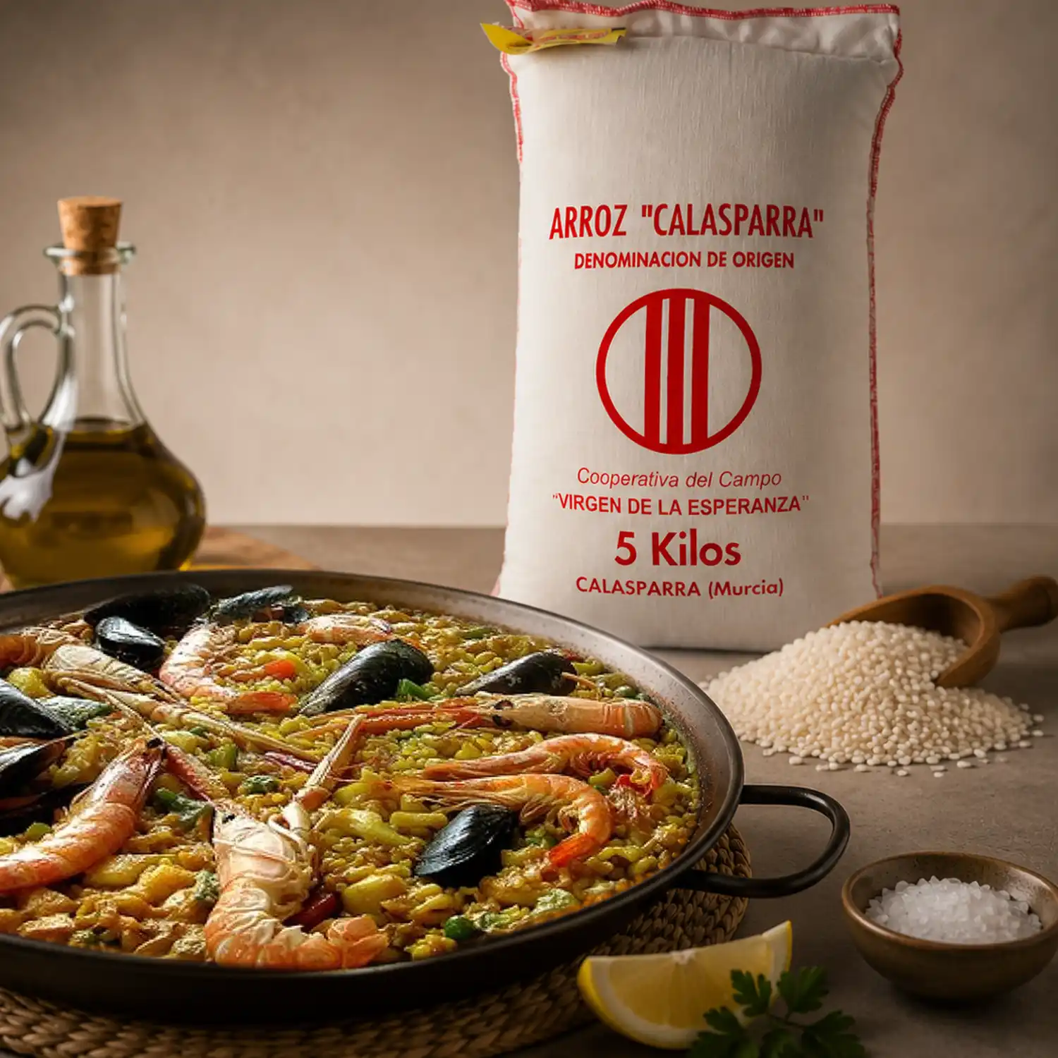 Arroz Bomba D.O.P Calasparra Saco 5 kg - Imagen 3