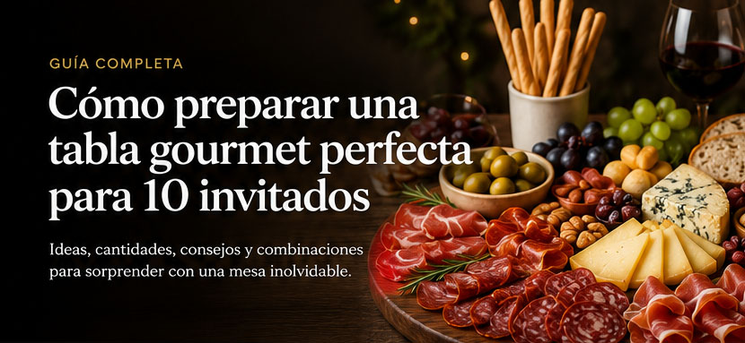 Cómo preparar una tabla gourmet perfecta para 10 invitados